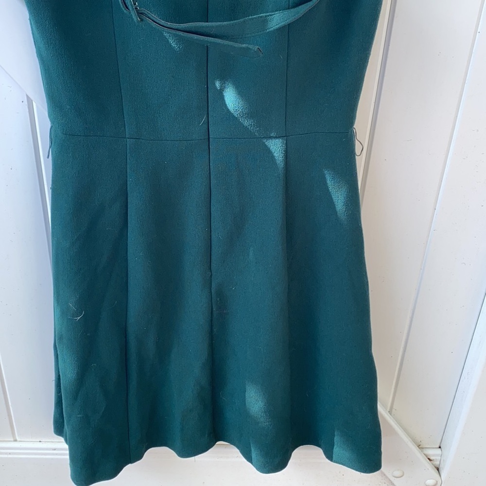 Trina Turk olive green dress with belt size: 8 - Picture 8 of 9